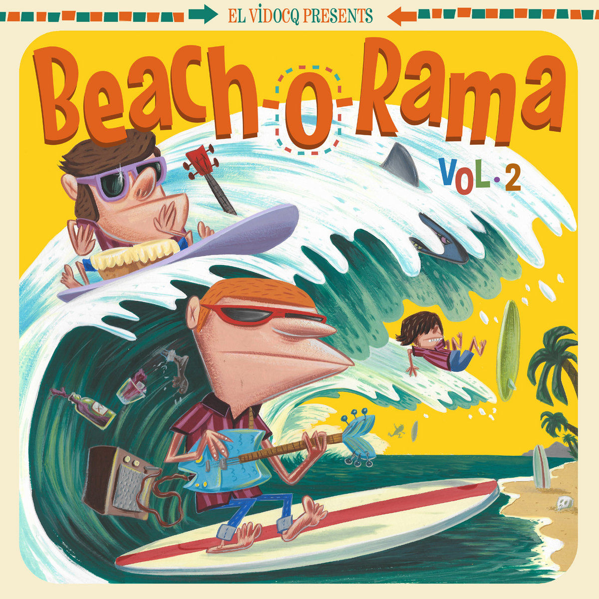 VARIOUS LP+CD Beach-O-Rama Volume 2