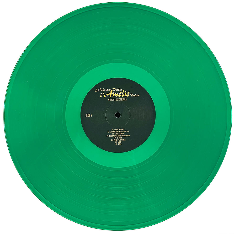 Miniatura: YANN TIERSEN 2xLP Amelie Motion Picture Soundtrack (Green Colour Vinyls) DELUXE