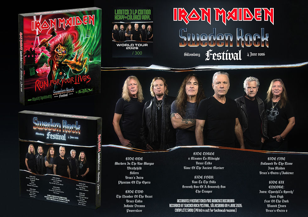 Miniatura: IRON MAIDEN 3xLP BOX SET Live In Birminghan The Future Past Tour 2023 (