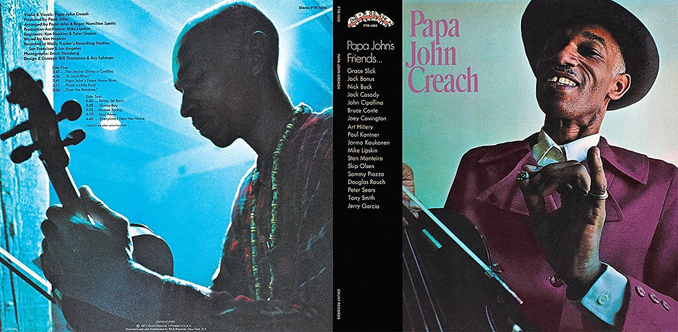 Thumbnail: PAPA JOHN CREACH LP Papa John Creach (Blue Coloured Vinyl)