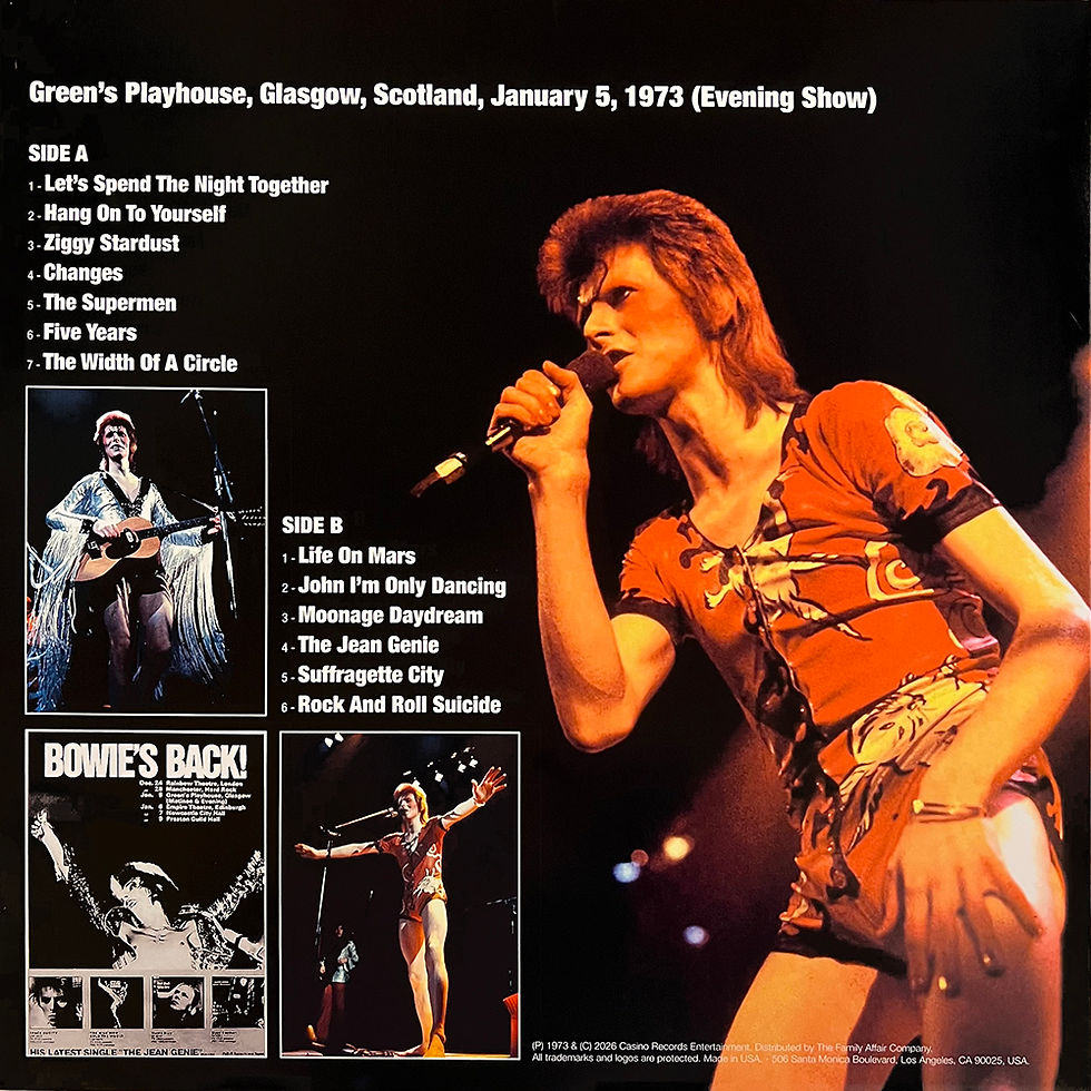 Miniatura: DAVID BOWIE LP Oh Gimme Your Hands (Crystal Coloured 175 Numbered Copies)