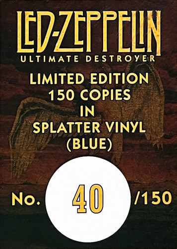 LED ZEPPELIN 4xLP BOX SET Ultimate Destroyer (Splatter Blue 150