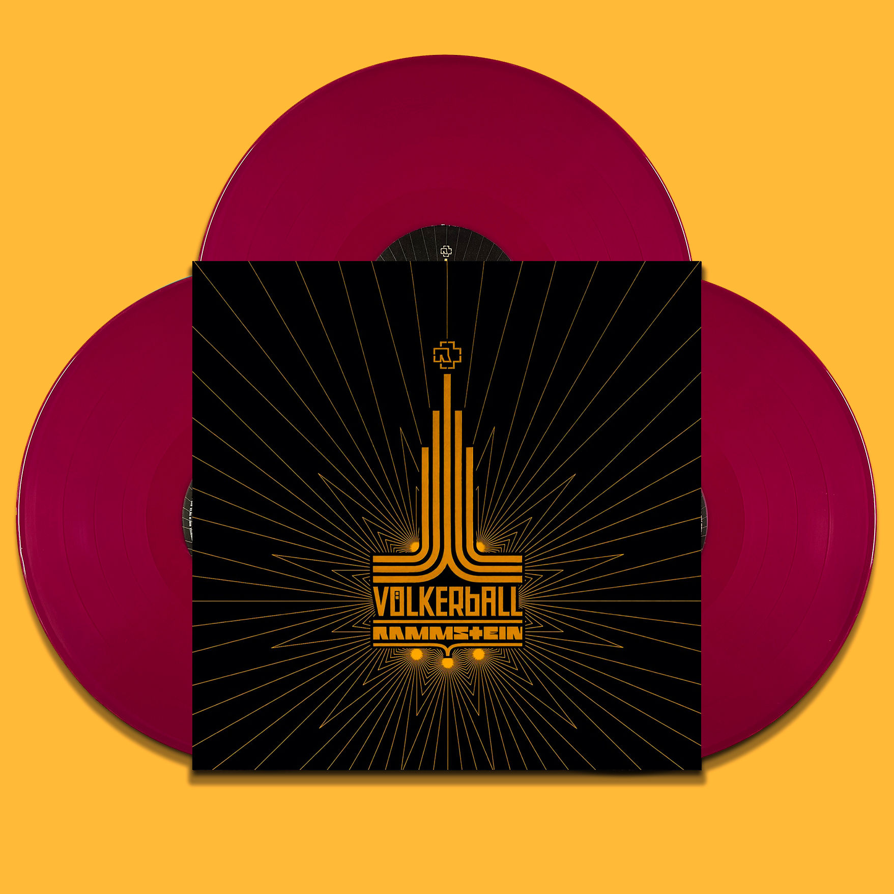 RAMMSTEIN 3xLP Völkerball - Live in France 2005 (Purple Coloured Vinyls)