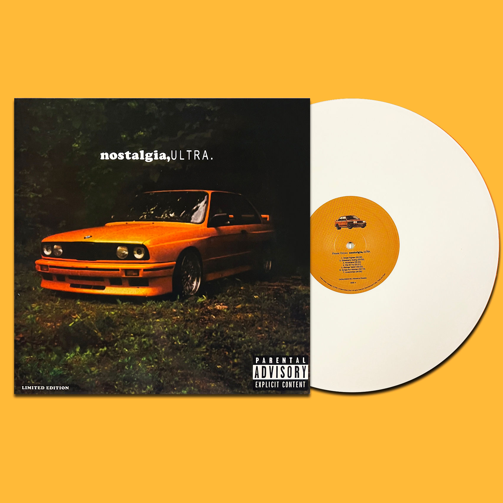 FRANK OCEAN LP Nostalgia Ultra (White Coloured Vinyl)