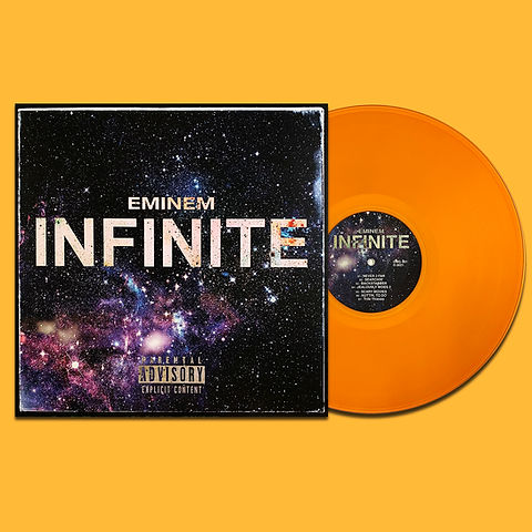 EMINEM LP Infinite (Orange Translucid Coloured Vinyl) with Poster