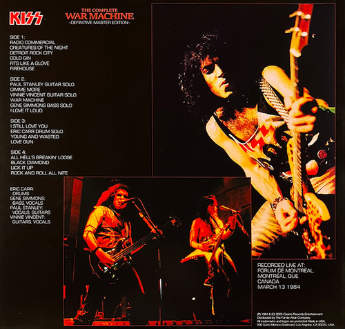 KISS 2xLP War Machine - Ultimate Edition (White Marbled Coloured