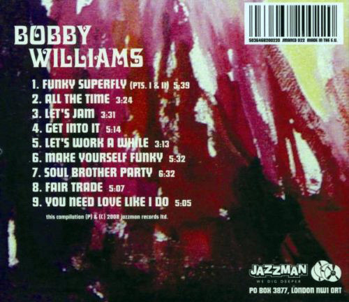 BOBBY WILLIAMS CD Funky Super Fly | shivamusic