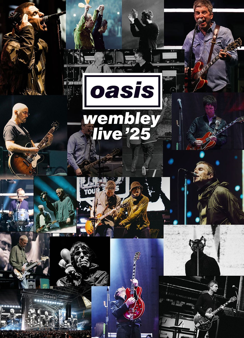 Miniatura: OASIS 3xLP BOX SET Wembley Live 25 (White Coloured Vinyls) 300 Numbered Copies