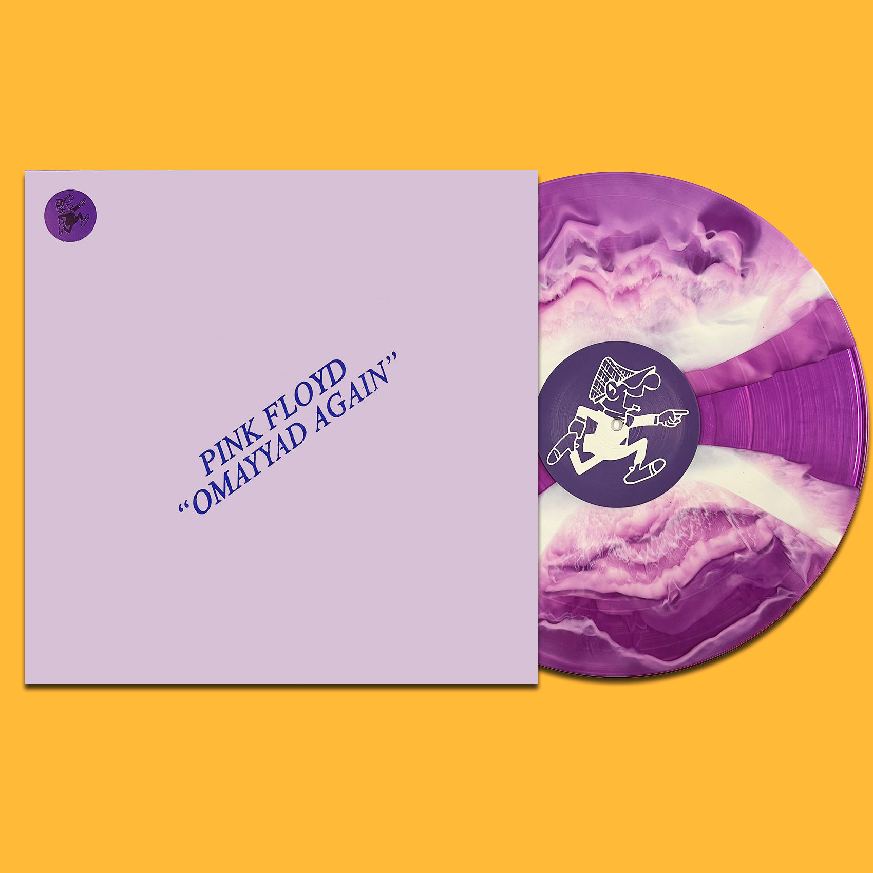 PINK FLOYD LP OMAYYAD Again (Purple Psychedelic Egg Splash Coloured Vinyl)
