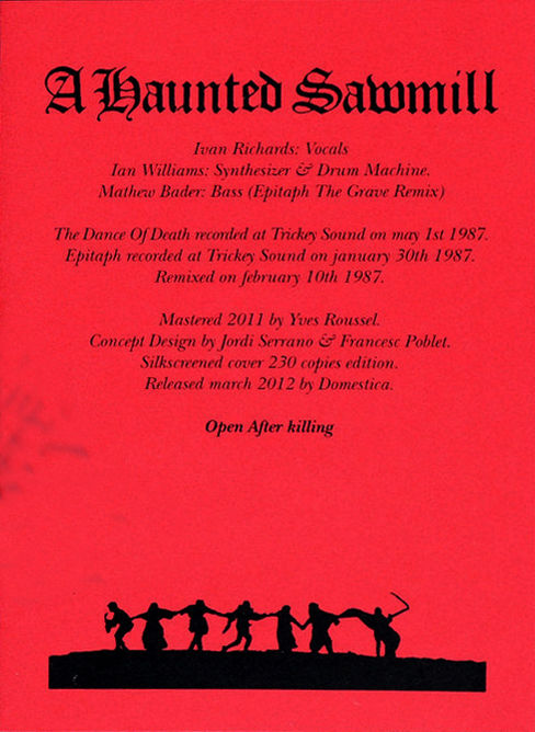 Thumbnail: A HAUNTED SAWMILL 10" The Dance Of Death... (The Fear Of Your Life)