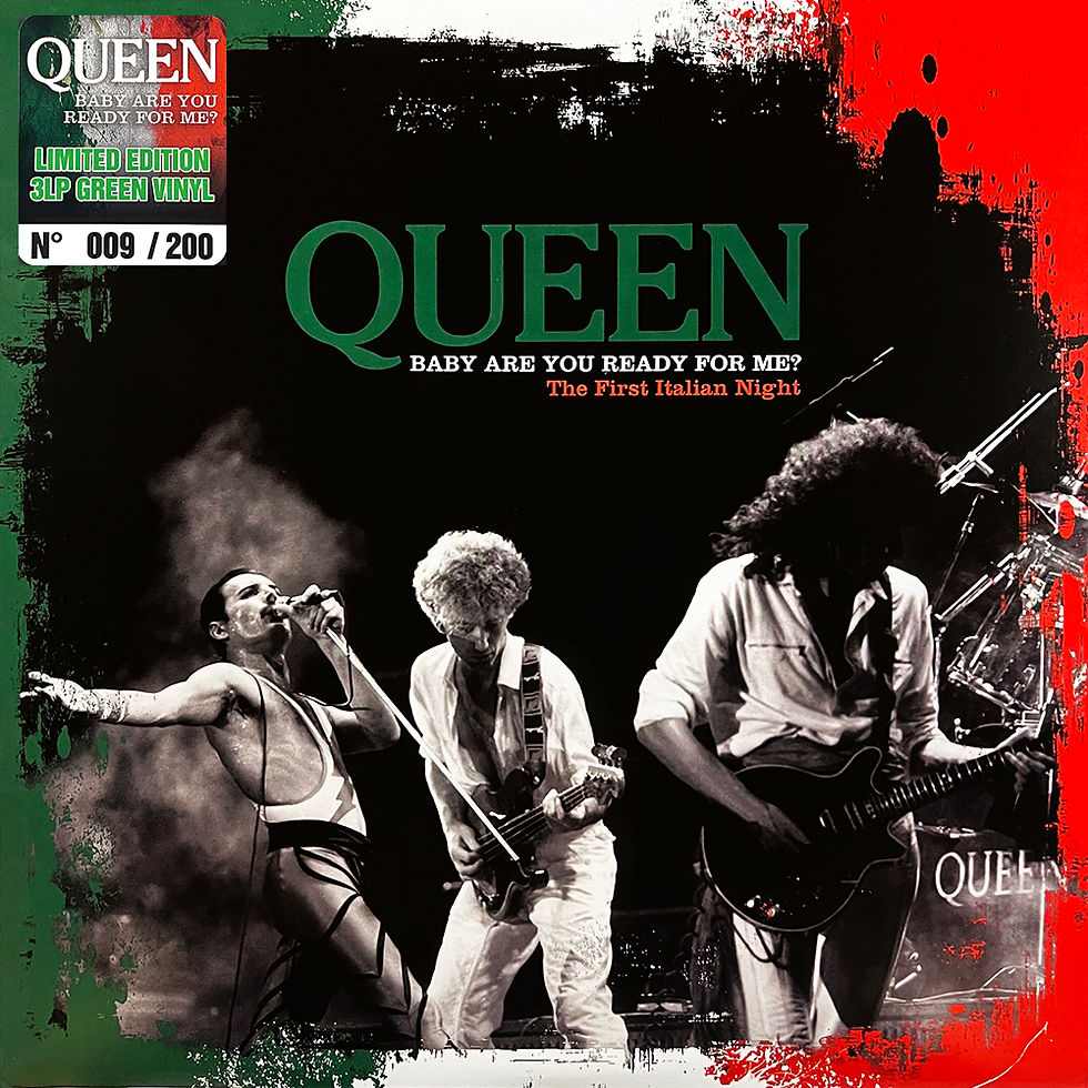 Thumbnail: QUEEN 3xLP Baby Are You Ready For Me? The First Italian Night (Green Colour) 200