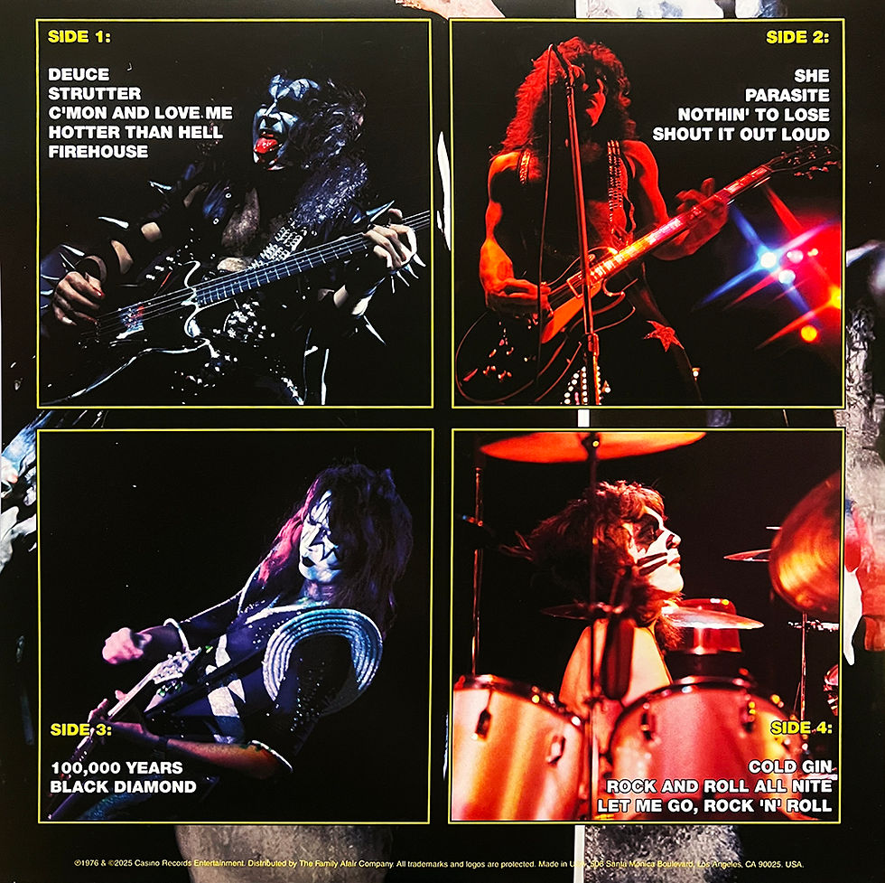 Miniatura: KISS 2xLP Devils Thunder (Yellow Translucid Coloured 300 Numbered Copies)