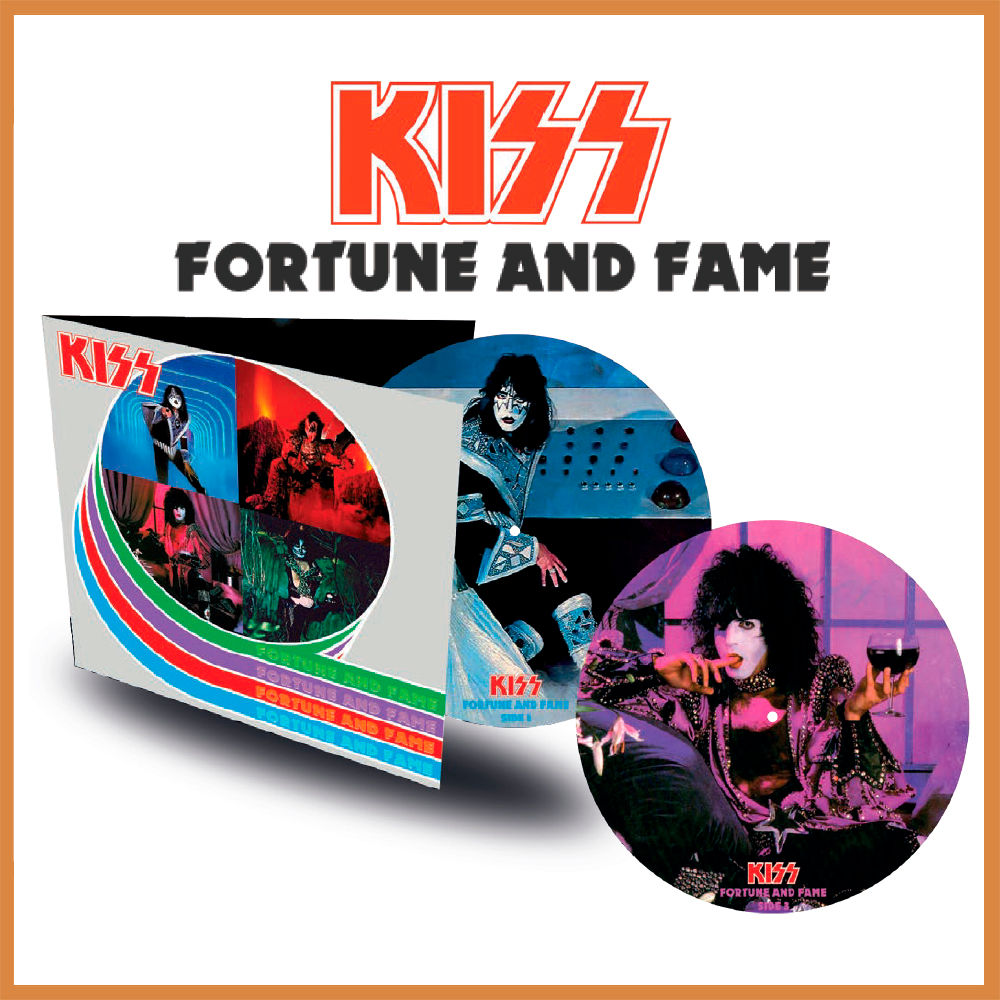 KISS 2xLP PD Fortune And Fame (Picture Disc 400 Copies) PROMO EDITION