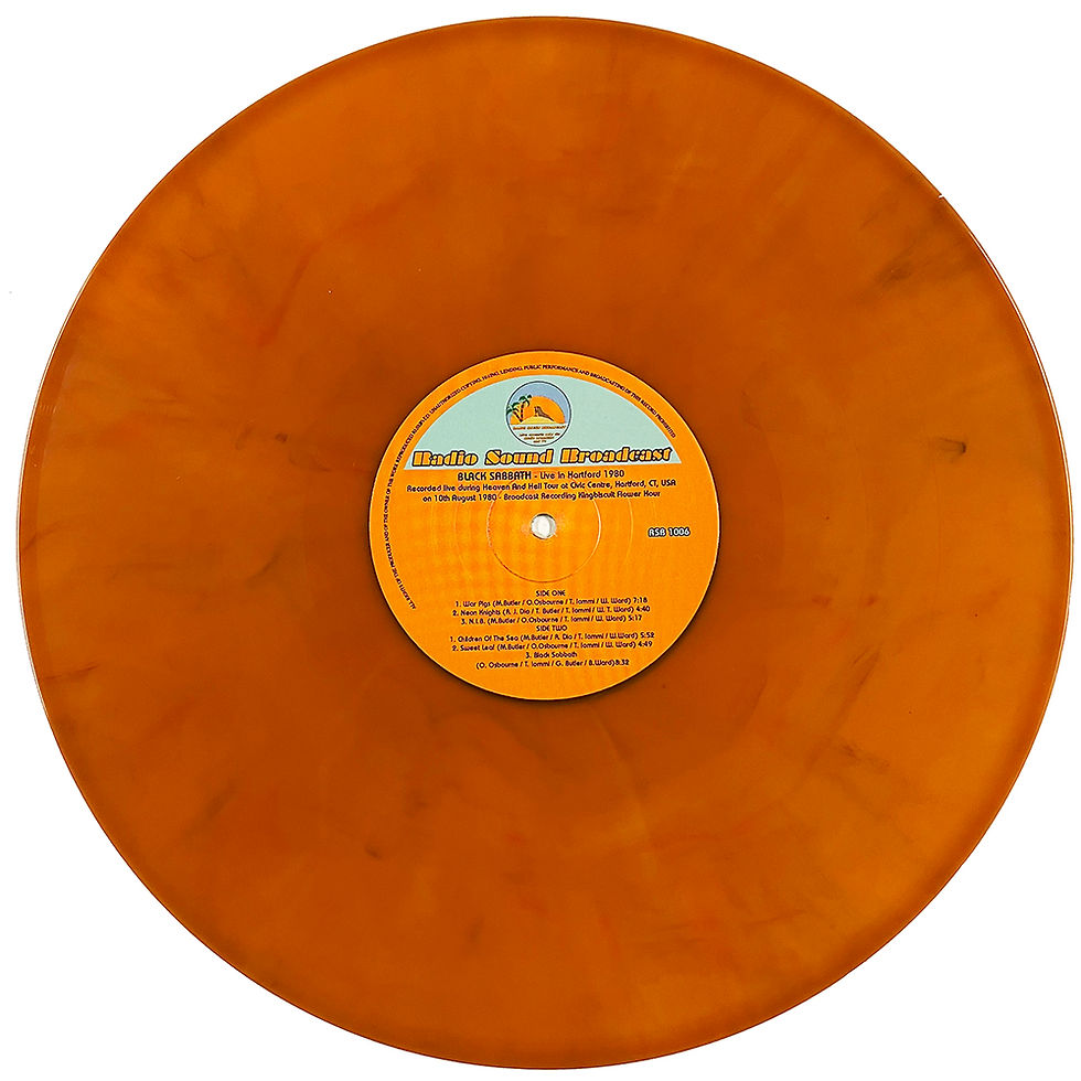 Miniatura: BLACK SABBATH 2xLP Live In Hartford 1980 (Amber & Purple Colour) 300 Copies