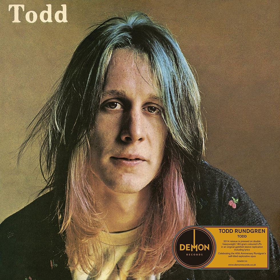 TODD RUNDGREN 2xLP Todd (Orange Coloured Vinyl)