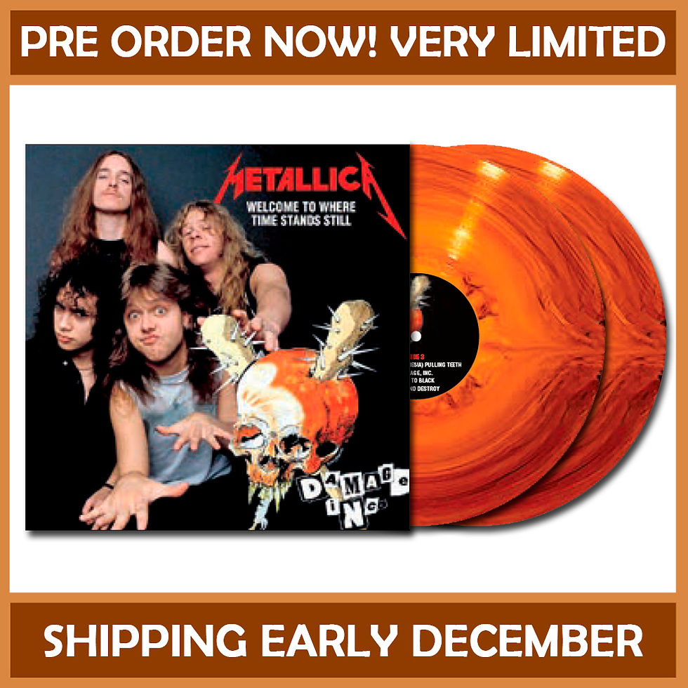 METALLICA 2xLP Welcome To Where Time Stands Still (Orange Coloured) 250 Copies