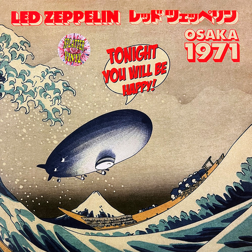 LED ZEPPELIN 2xLP Tonight You Will Be Happy (Splatter Coloured