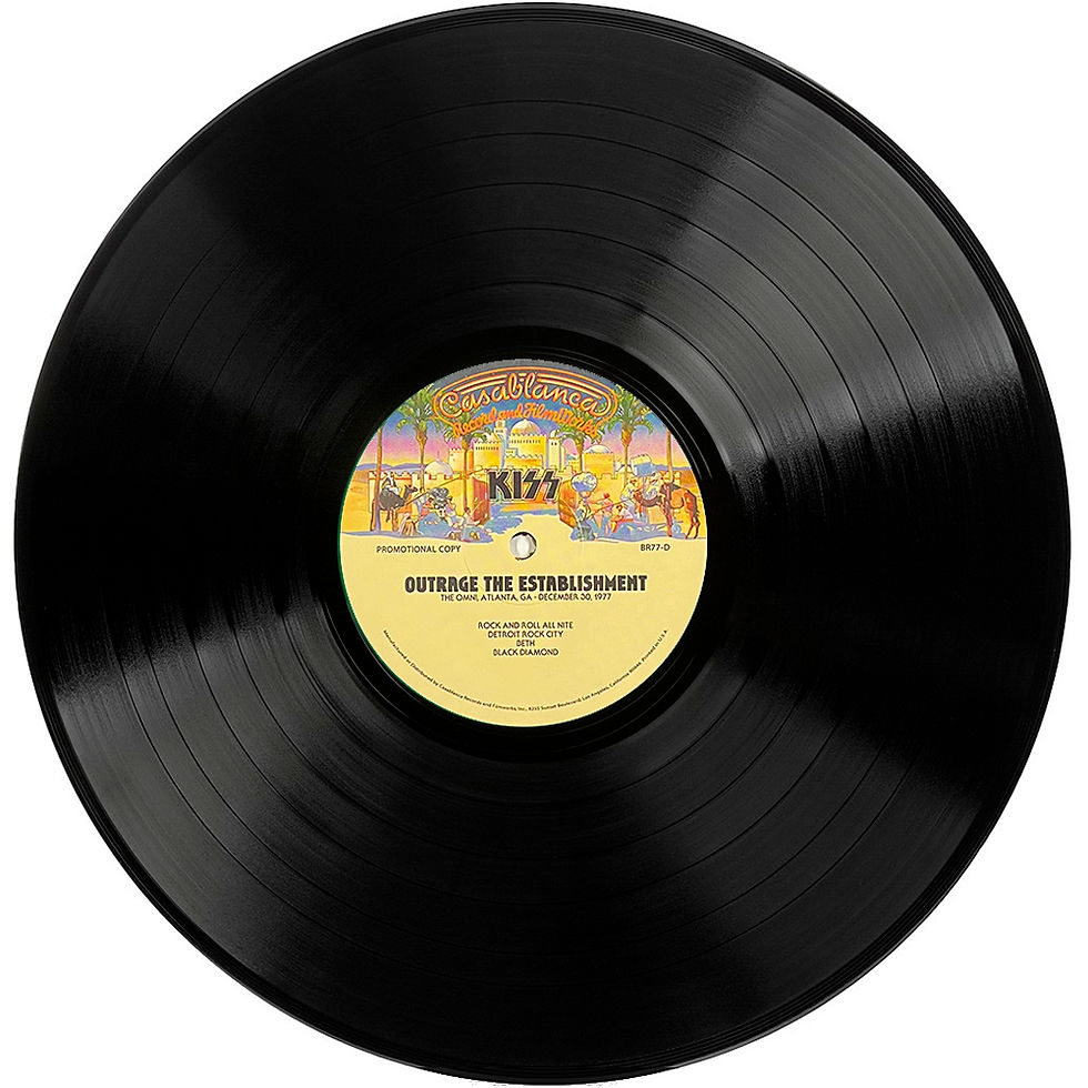 Thumbnail: KISS 2xLP Outrage The Establishment (Gatefold Cover with OBI)