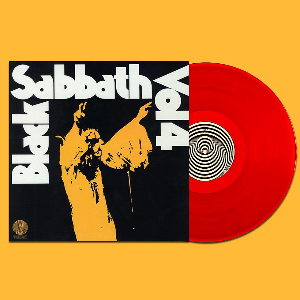 BLACK SABBATH LP Vol 4 (Red Coloured Vinyl Vertigo Label)