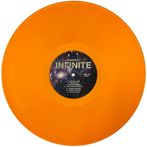 EMINEM LP Infinite (Orange Translucid Coloured Vinyl) with Poster