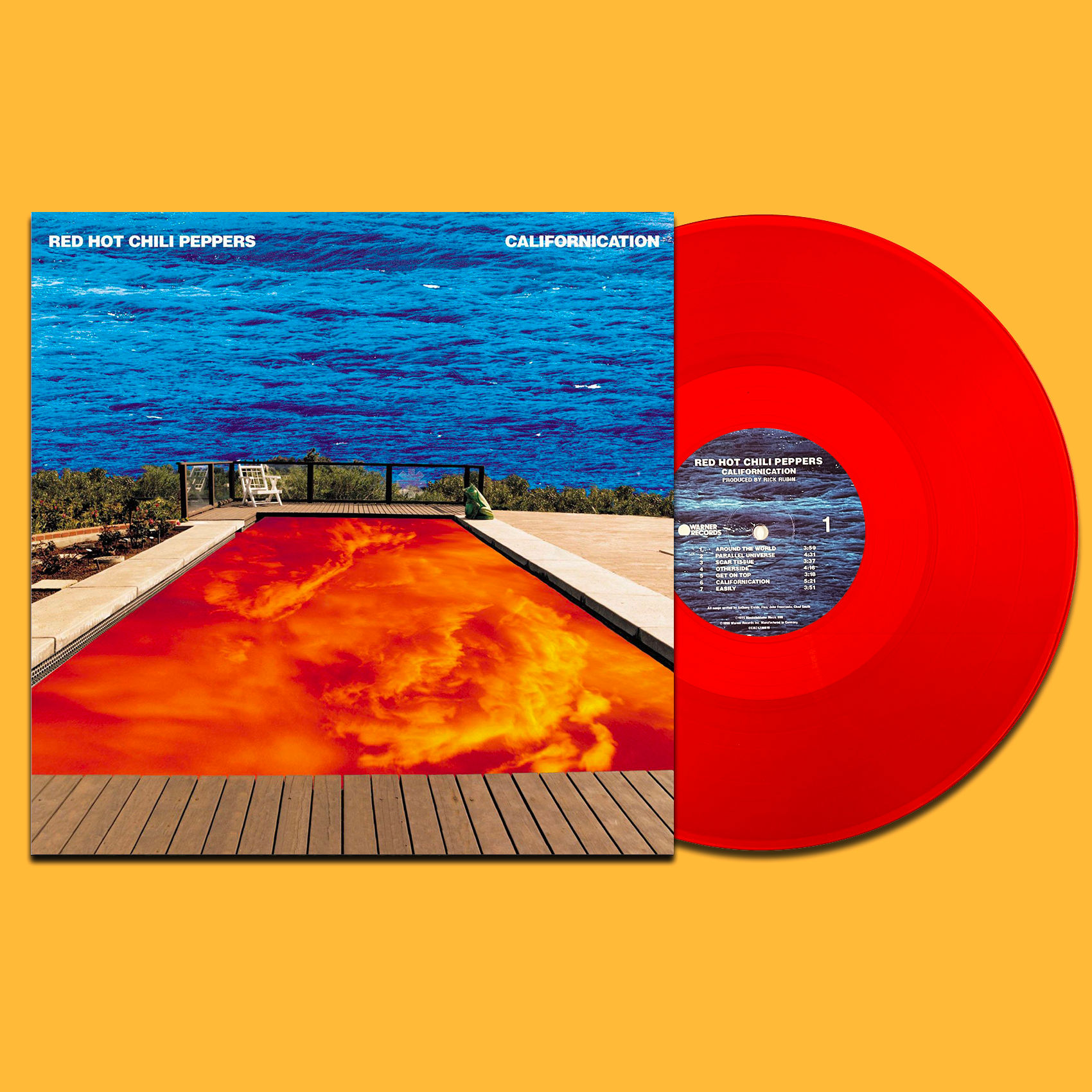 RED HOT CHILI PEPPERS LP Californication (Red Coloured Vinyl)