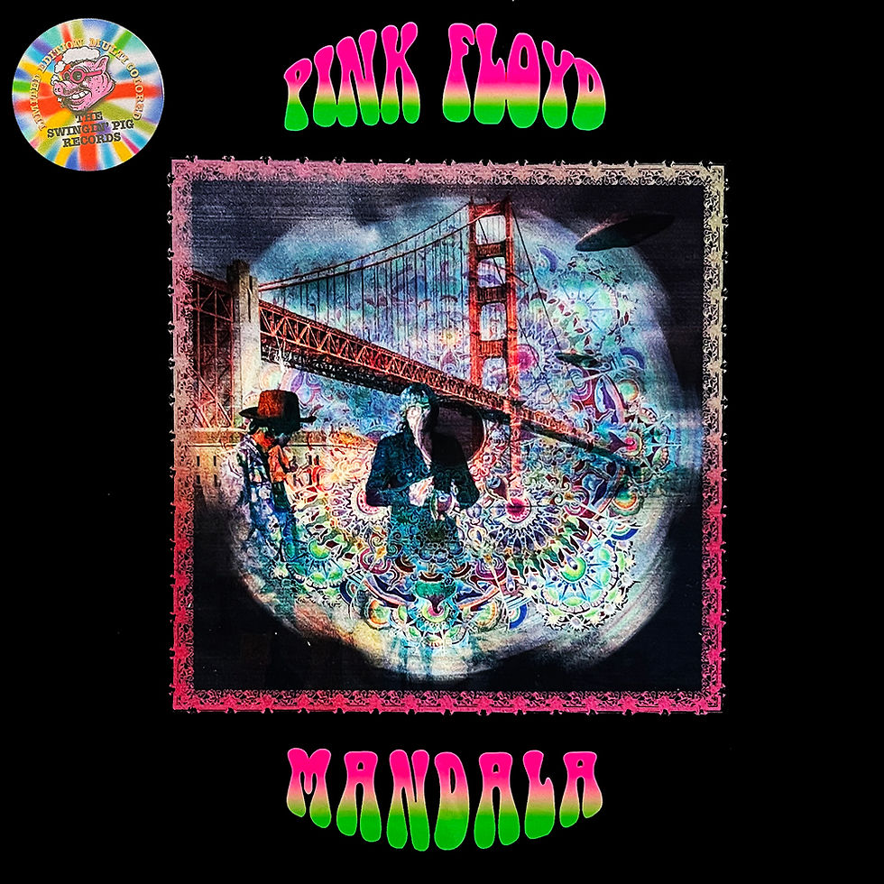 PINK FLOYD 4xLP BOX SET Mandala (Splatter Coloured Numbered) 3D Cover