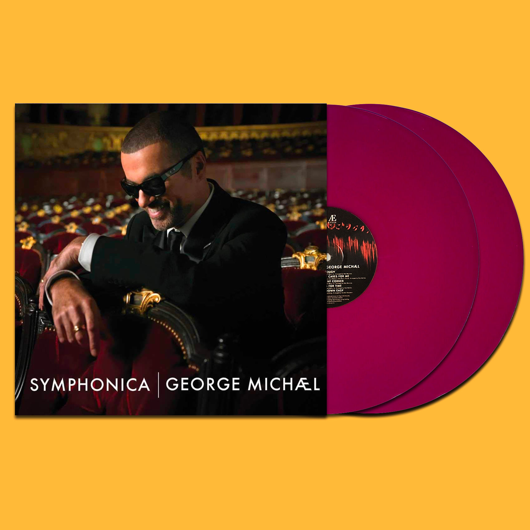 GEORGE MICHAEL 2xLP Symphonica (Purple Coloured Vinyls) Gatefold Cover