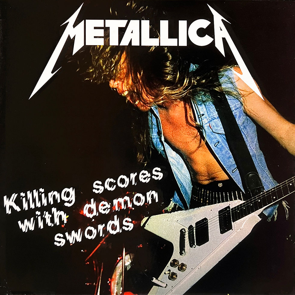 Miniatura: METALLICA LP Killing Scores With Demon Swords (Clear Coloured Vinyl) 60 Copies