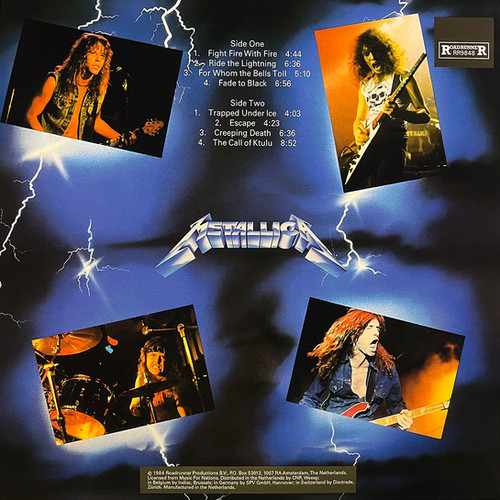 METALLICA LP Ride The Lightning (Picture Disc with Cover and
