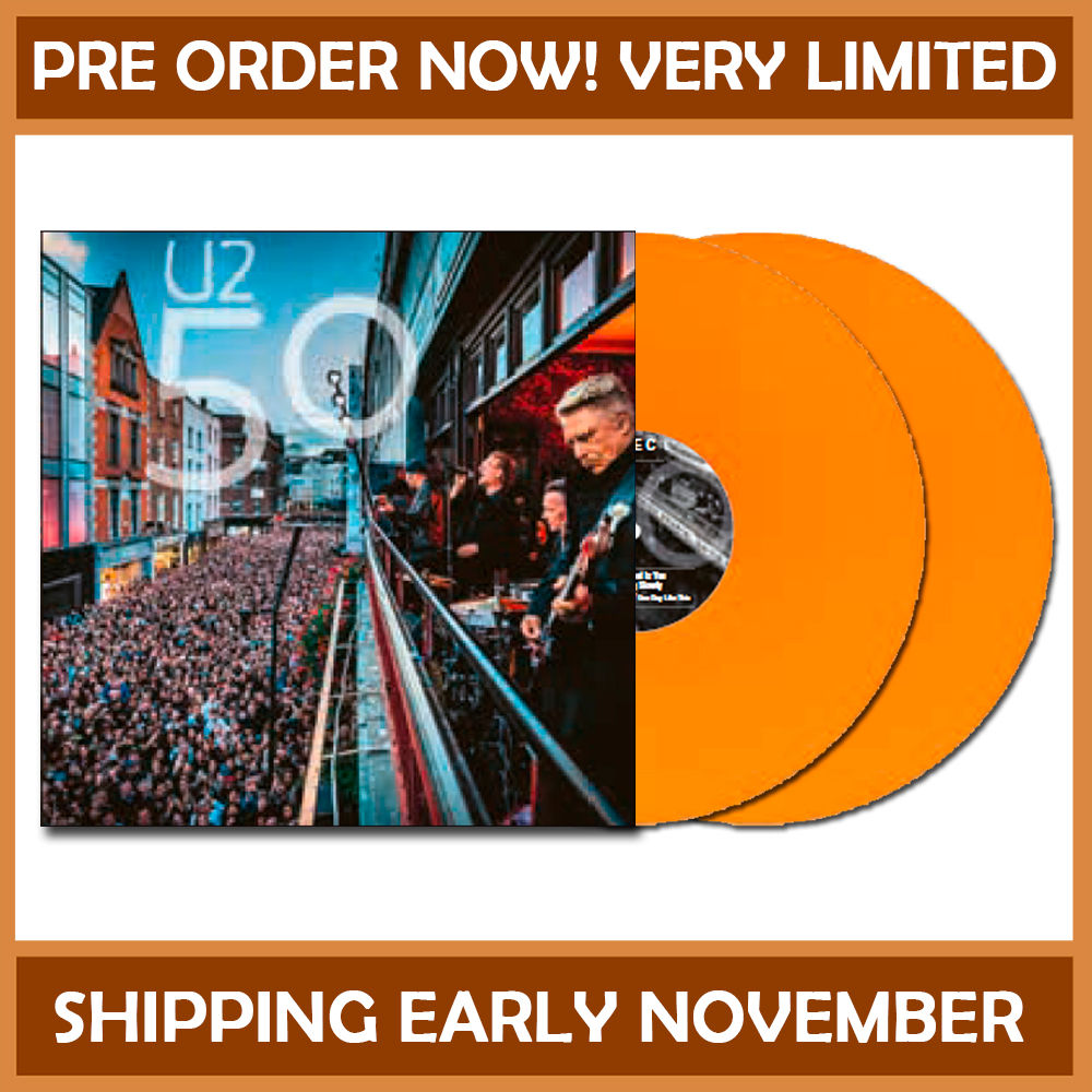 U2 2xLP 50 (Orange Coloured Vinyls) 250 Numbered Copies