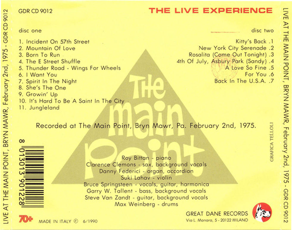 Miniatura: BRUCE SPRINGSTEN 2xCD The Saint, The Incident & The Main Point Shuffle (Fat Box)