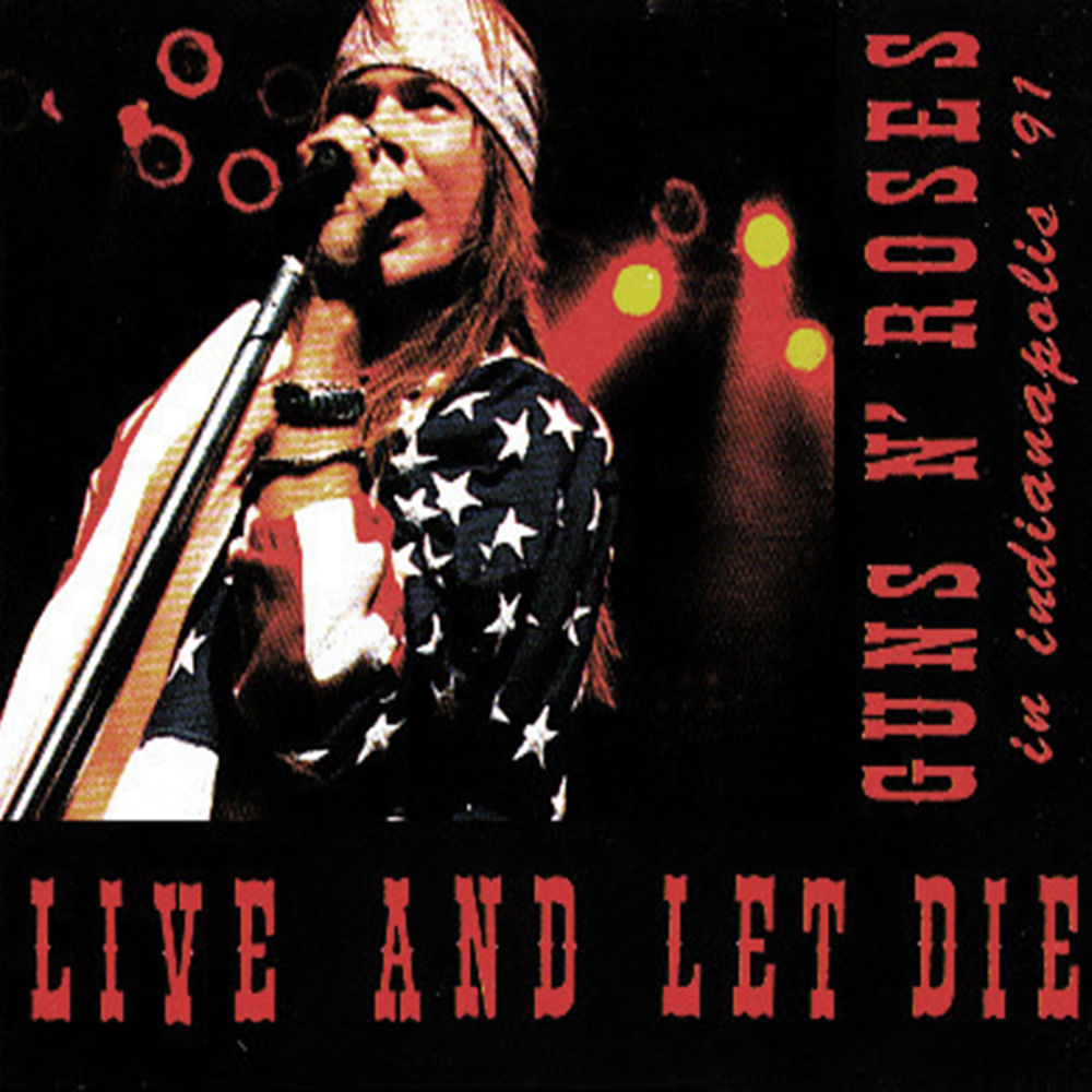 GUNS AND ROSES 2xCD Live And Let Die - In Indianapolis '91 (Deluxe Fat Box)
