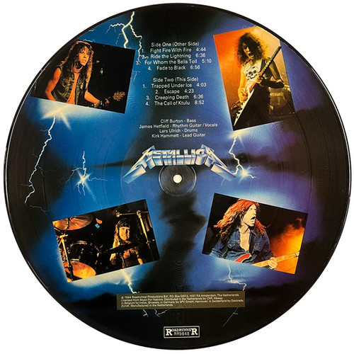 METALLICA LP Ride The Lightning (Picture Disc with Cover and