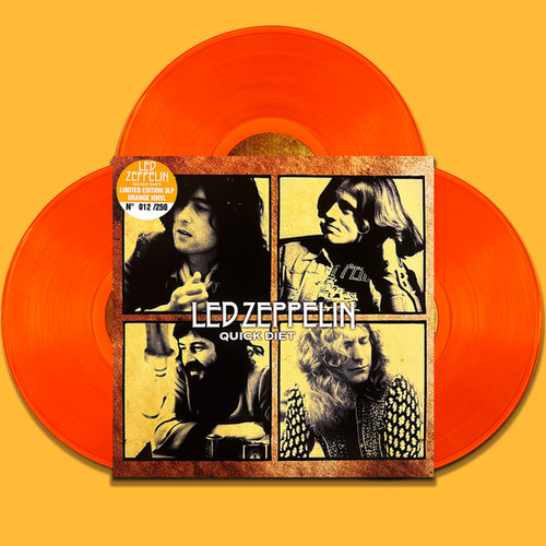 LED ZEPPELIN 3xLP Quick Diet (Orange Coloured Vinyls) 250 Numbered