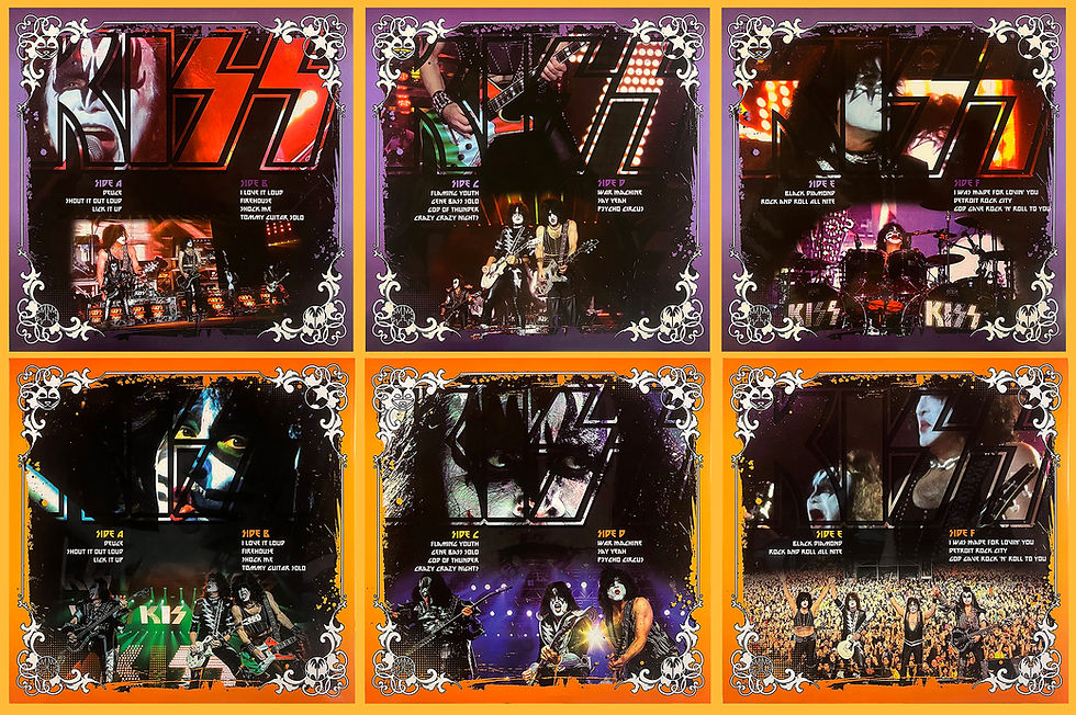 Thumbnail: KISS BOX SET 6xLP+DVD The Italian Leg 2017 (Coloured Vinyls) + Posters + Gadgets