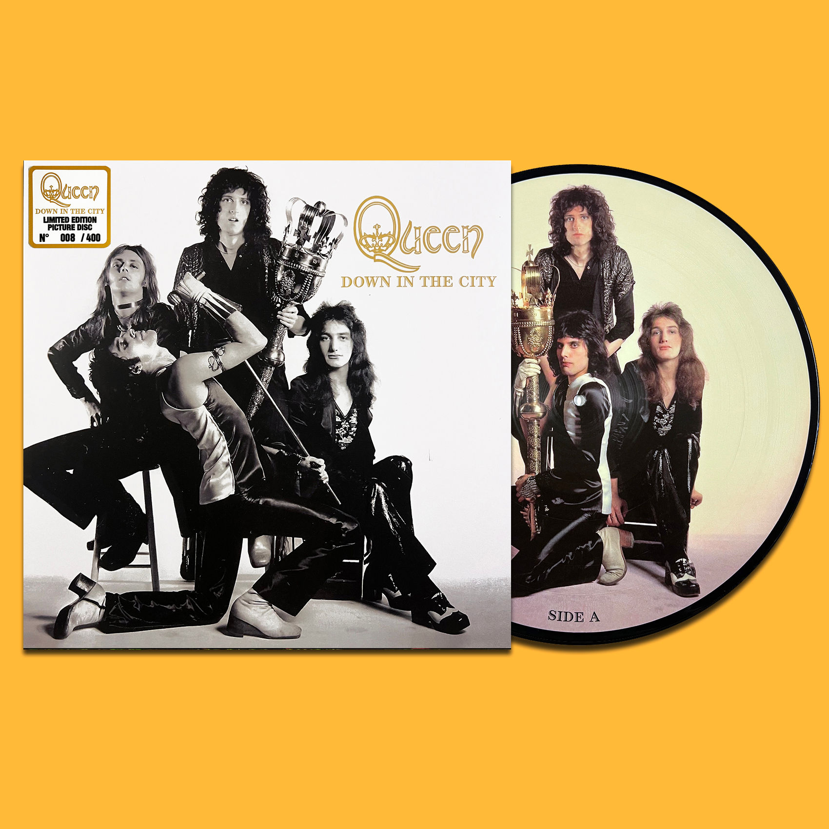 QUEEN LP Down In The City (Picture Disc 400 Numbered Copies)