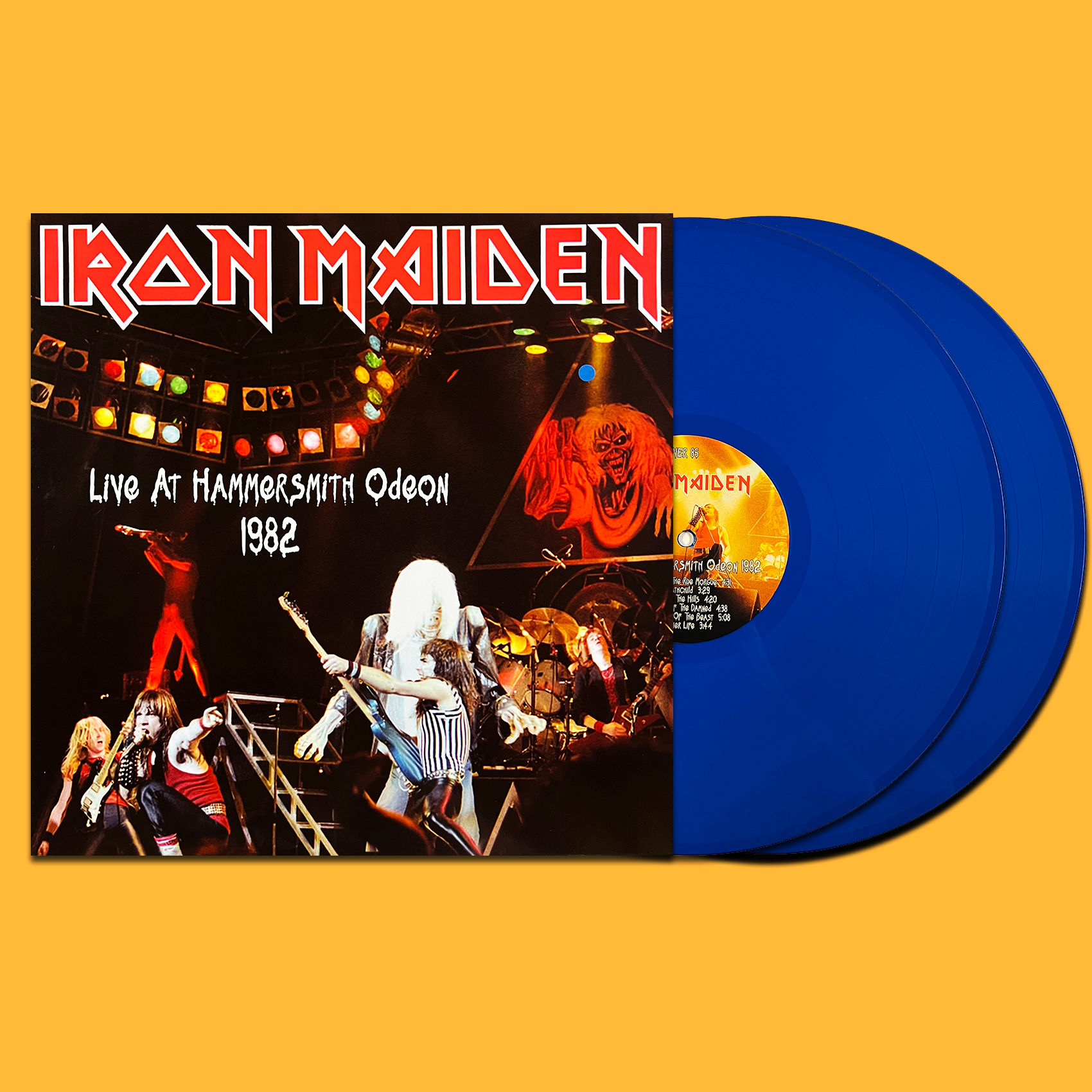 IRON MAIDEN 2xLP Live At Hammersmith Odeon 1982 (Blue Coloured Vinyls)