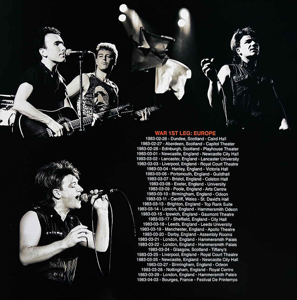 Thumbnail: U2 BOX SET 4xLP The War Has Just Begun (White Coloured Numbered 200 Copies)