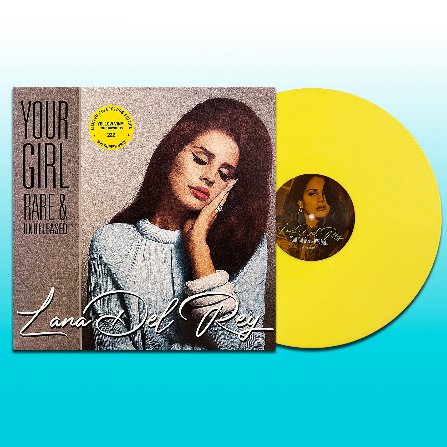 LANA DEL REY LP Your Girl Rare & Unreleased (Yellow Colour 300 Numbered Copies)