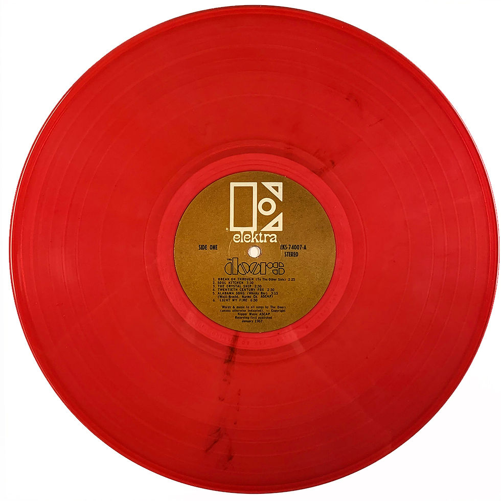 Miniatura: THE DOORS LP The Doors (Red Wine Coloured Vinyl) RIAA Gold Record Award