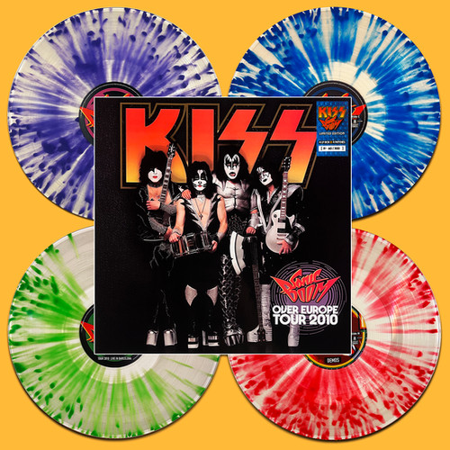 KISS BOX SET 4xLP Sonic Boom Over Europe Tour 2010 Barcelona Spain