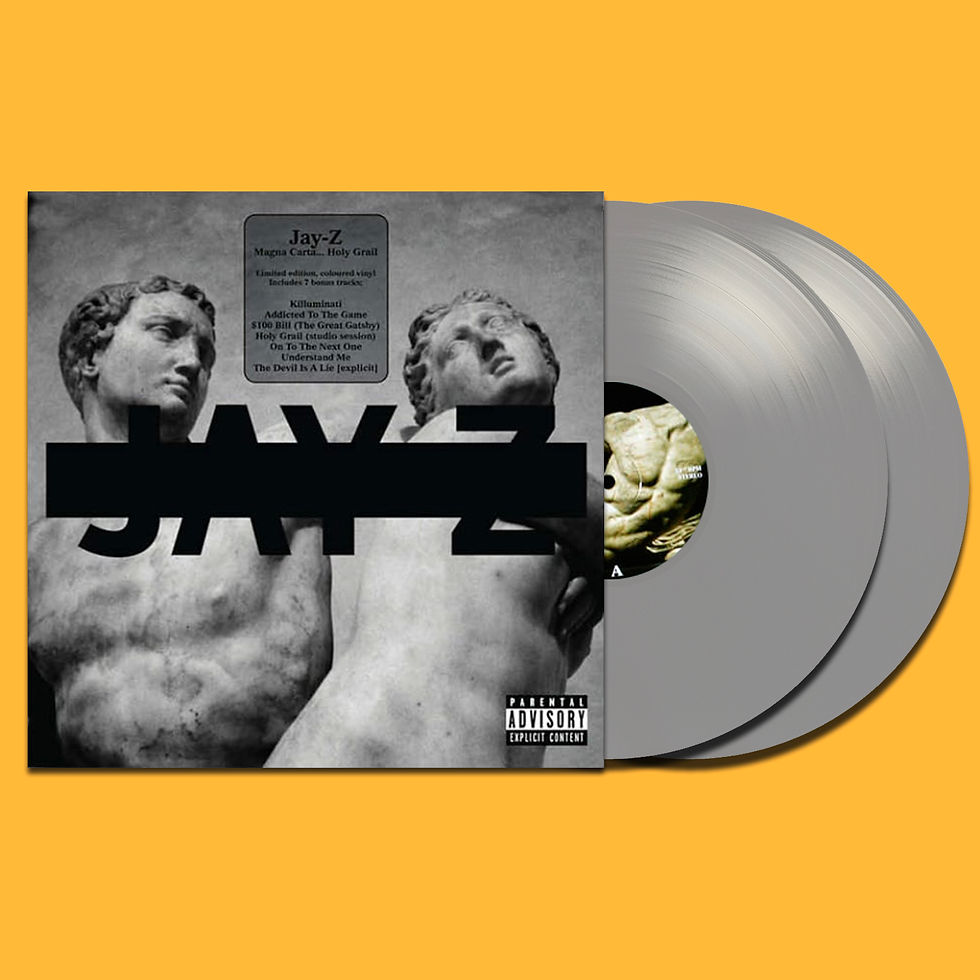 JAY-Z 2xLP Magna Carta… Holy Grail (Silver Coloured Vinyls) + 7 Bonus Tracks