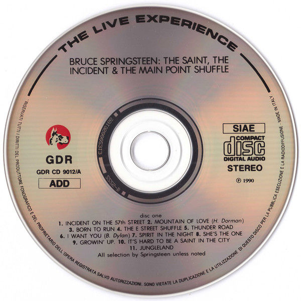Thumbnail: BRUCE SPRINGSTEN 2xCD The Saint, The Incident & The Main Point Shuffle (Fat Box)