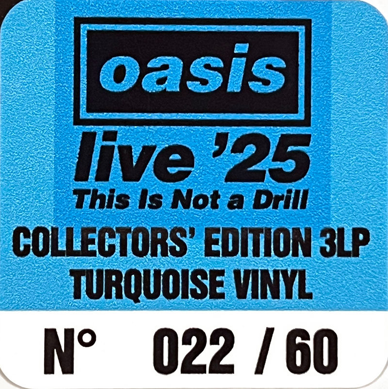 Miniatura: OASIS 3xLP This Is Not A Drill (Turquoise Colour) Collectors' Edition 60 Copies