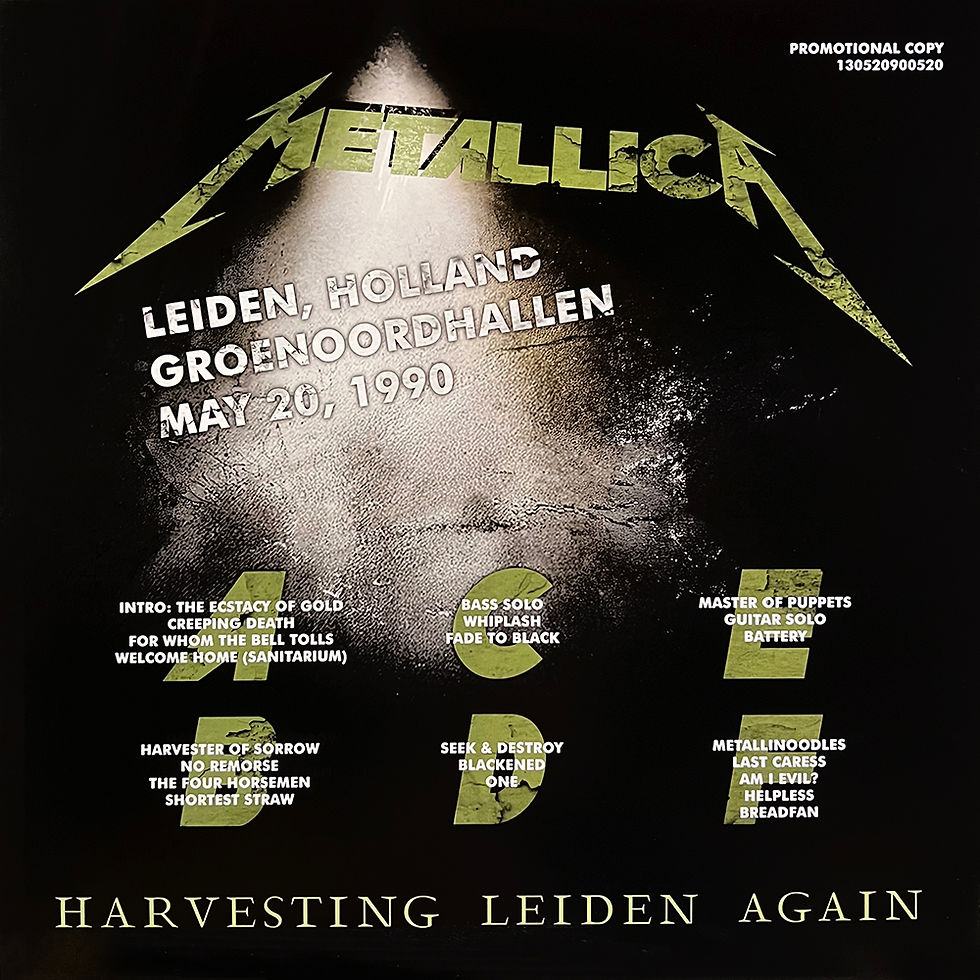 Miniatura: METALLICA 3xLP Harvesting Leiden Again (Black Vinyl) 100 Copies