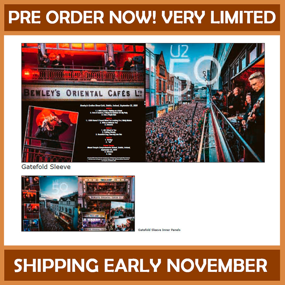 Miniatura: U2 2xLP 50 (Crystsal Coloured Vinyls) 250 Numbered Copies