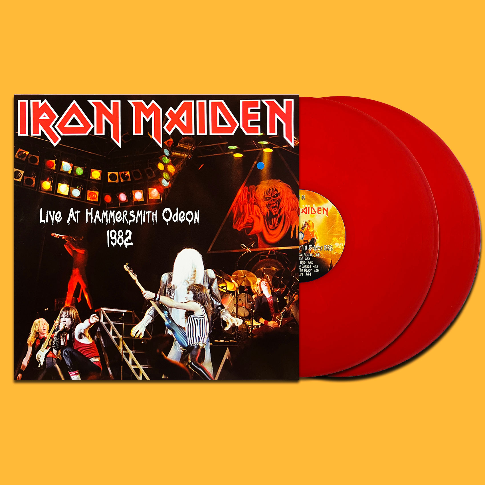 IRON MAIDEN 2xLP Live At Hammersmith Odeon 1982 (Red Coloured Vinyls)