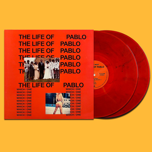 新品　Kanye West / The Life Of Pablo 激レア！ KANYE WEST 2xLP The Life Of Pablo (Red Marbled Coloured Vinyls