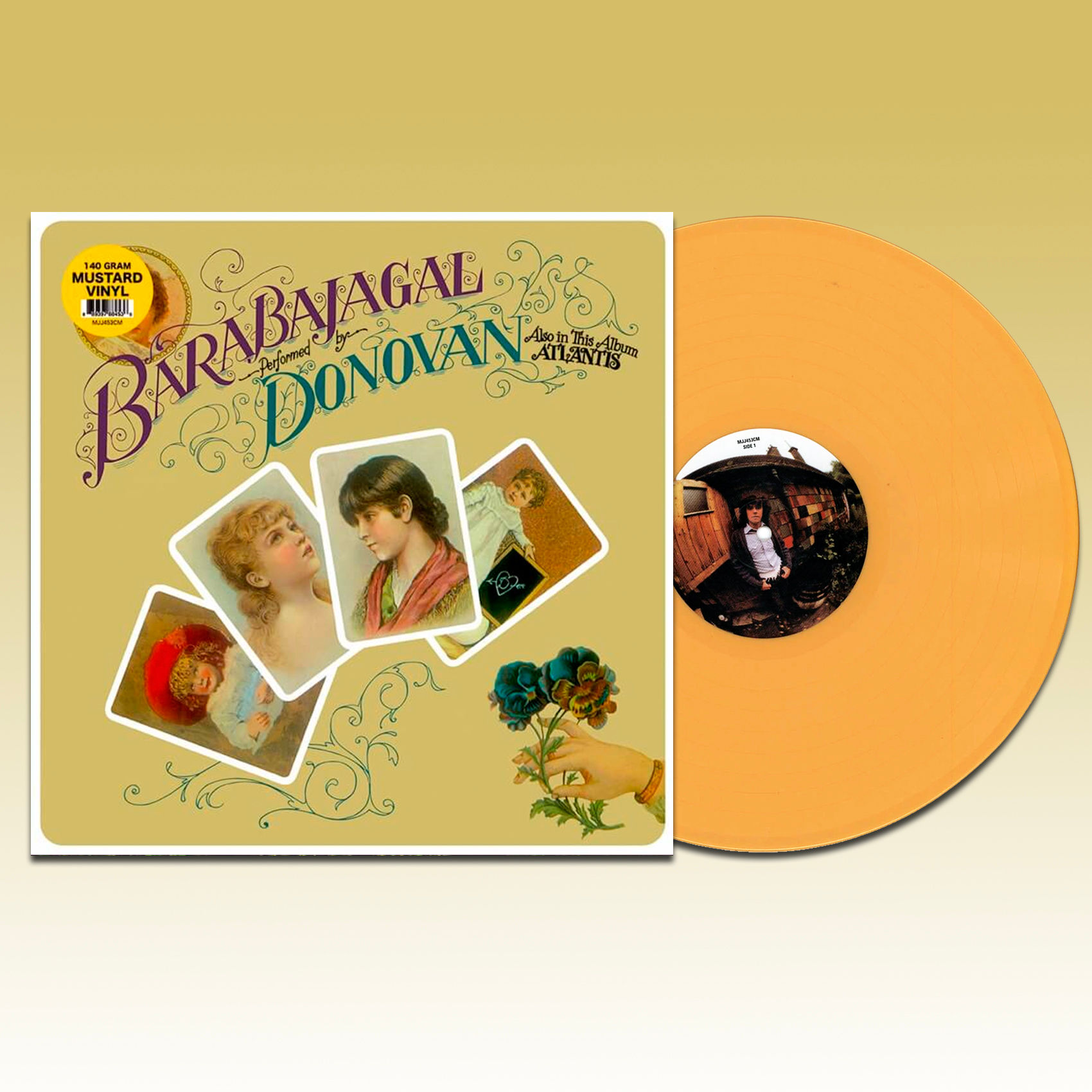 DONOVAN LP Barabajagal (Mustard Coloured Vinyl) + Bonus Tracks