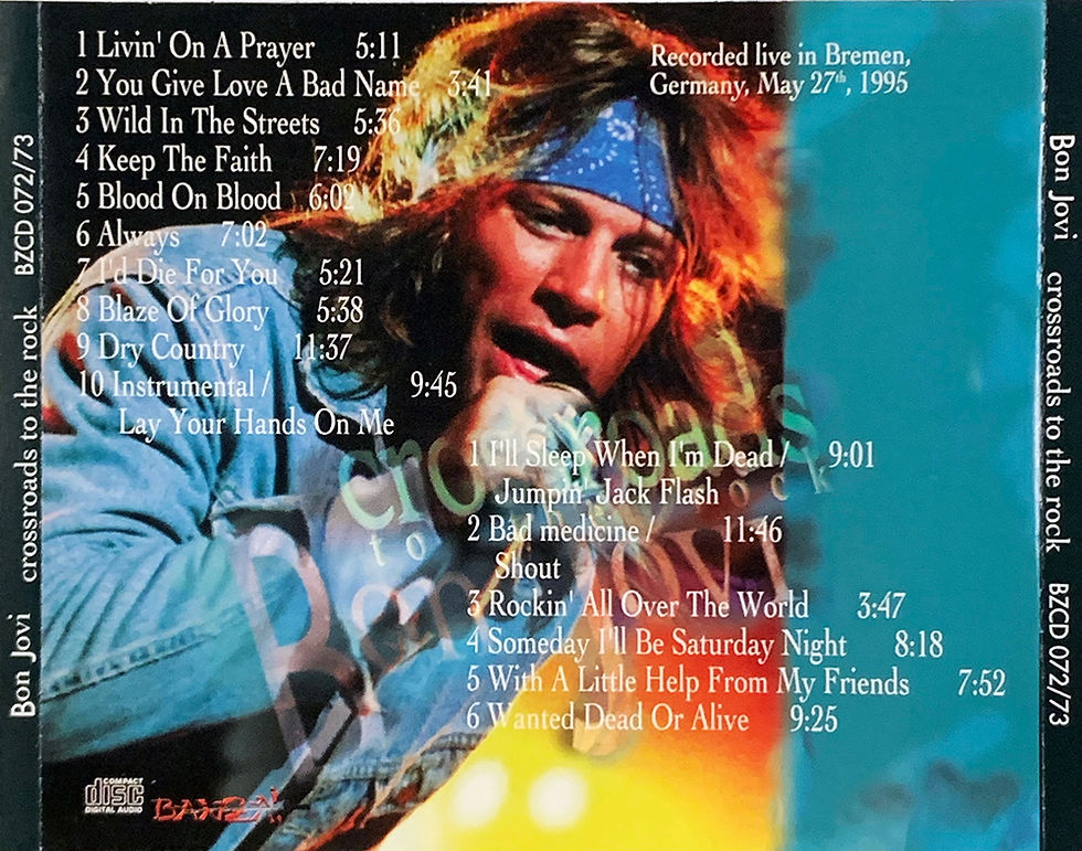 Thumbnail: BON JOVI 2xCD Crossroads To The Rock